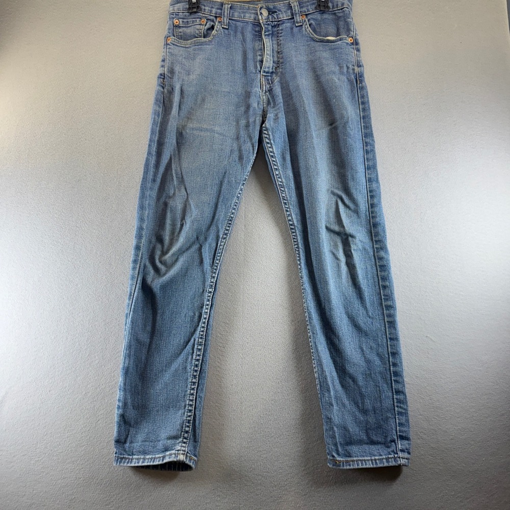 Levis 512 Slim Taper Jeans Mens 30x30 Medium Wash Blue Denim Pants